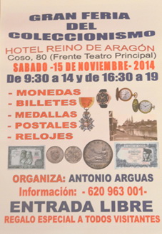 Gran Feria de Coleccionismo en Zaragoza