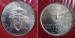 Monedas conmemorativas de Vaticano