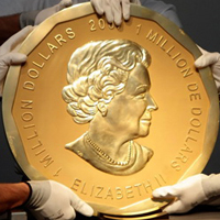 Roban de un museo de Berlín la mayor moneda de oro del mundo