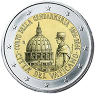 2 Euros para el Bicentenario de la Gendarmería del Vaticano