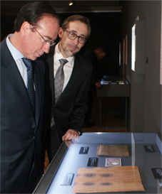 Inaugurada la exposición en el Museo Casa de la Moneda: “Filigranas, las huellas del agua”