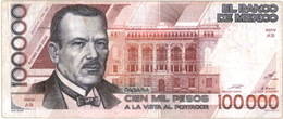 México 100.000 Pesos de 1988 vs. 100 Nuevos Pesos de 1992