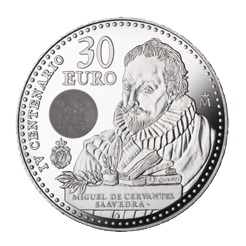 De nuevo Cervantes en 30 euro, ahora en el IV centenario de su muerte