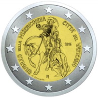 Vaticano y San Martín de Tours en 2 euros