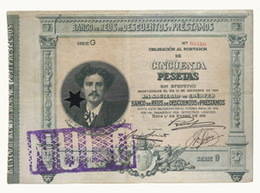 Los billetes del Banco de Reus de Descuentos y Préstamos