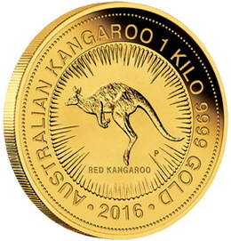 Los bullion de oro para 2016: Canguro y Año del Mono