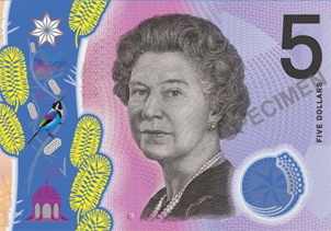 Polémica por los 5 dólares australianos en polímero