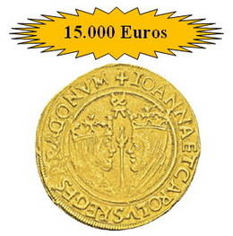 Éxito de venta de la moneda española en la gran subasta de Editions Gadoury