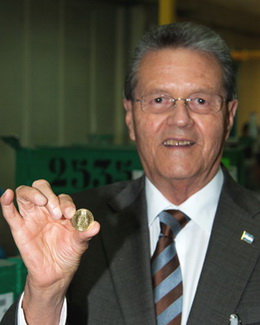 La Real Casa de la Moneda suministrará 150 millones de monedas a Honduras