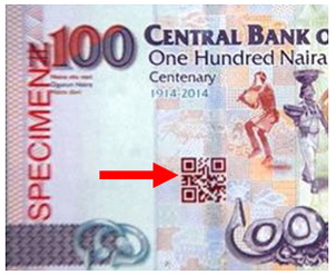 Nigeria emite el primer billete del mundo con código “QR” en sus billetes de 100 naira