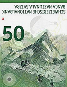 Por fin llegan los nuevos billetes de 50 francos suizos