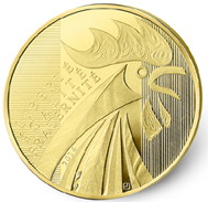 Vuelve el símbolo nacional francés en oro y plata: el Gallo
